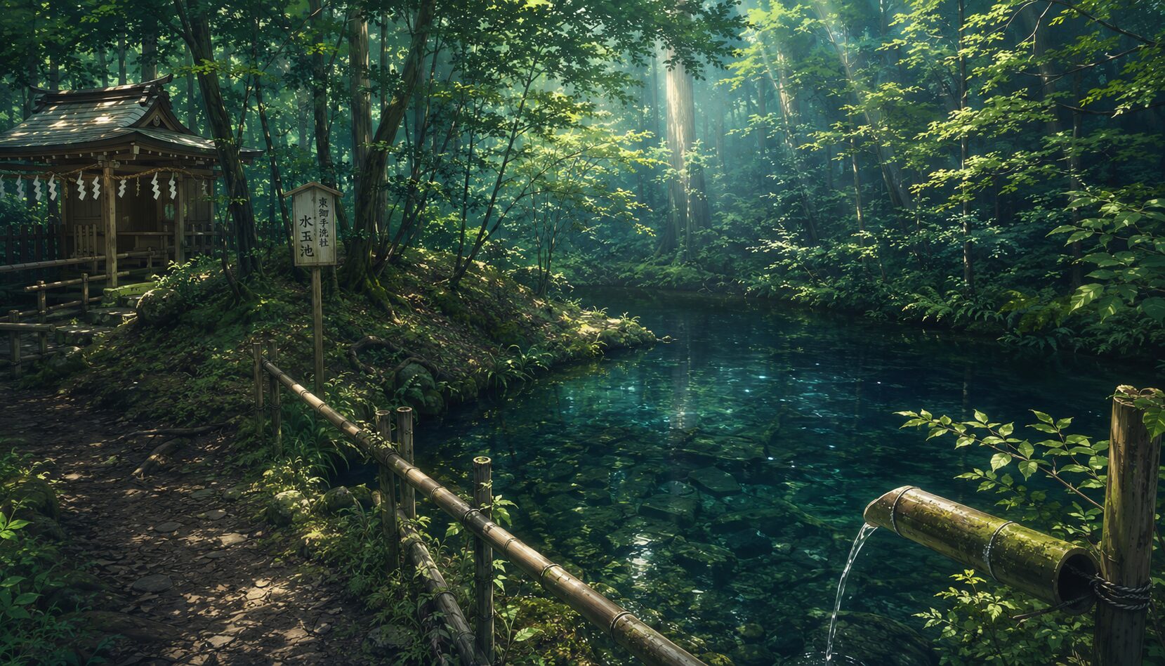 第7章 東御手洗社と神水 — 龍神の眠る池と分水嶺の宮