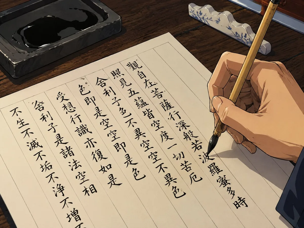 Sutra copying