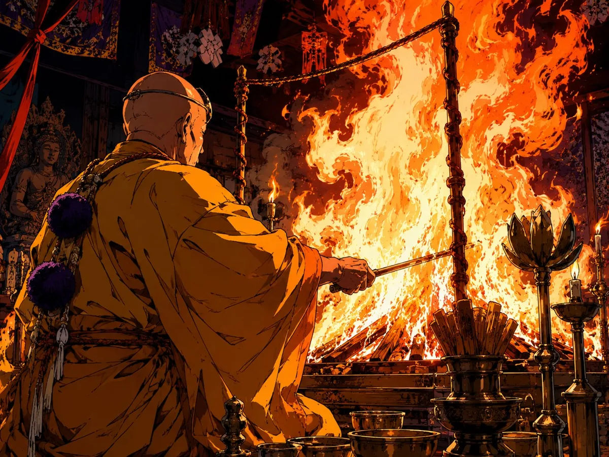 Goma fire ritual