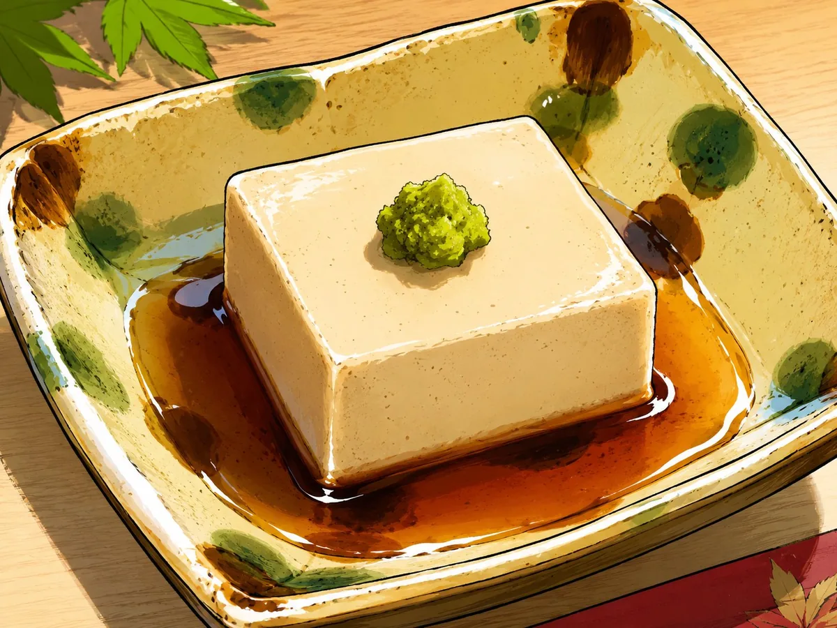 Goma-dofu sesame tofu