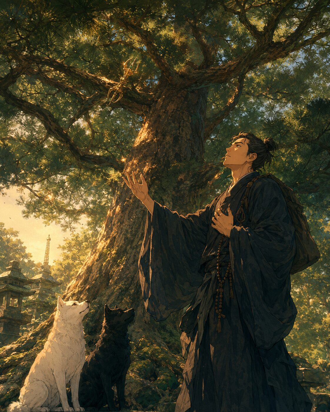 Chapter 2: The Three-Pronged Pine — The Implement That Flew Through the Sky, and the Two Dog Guides